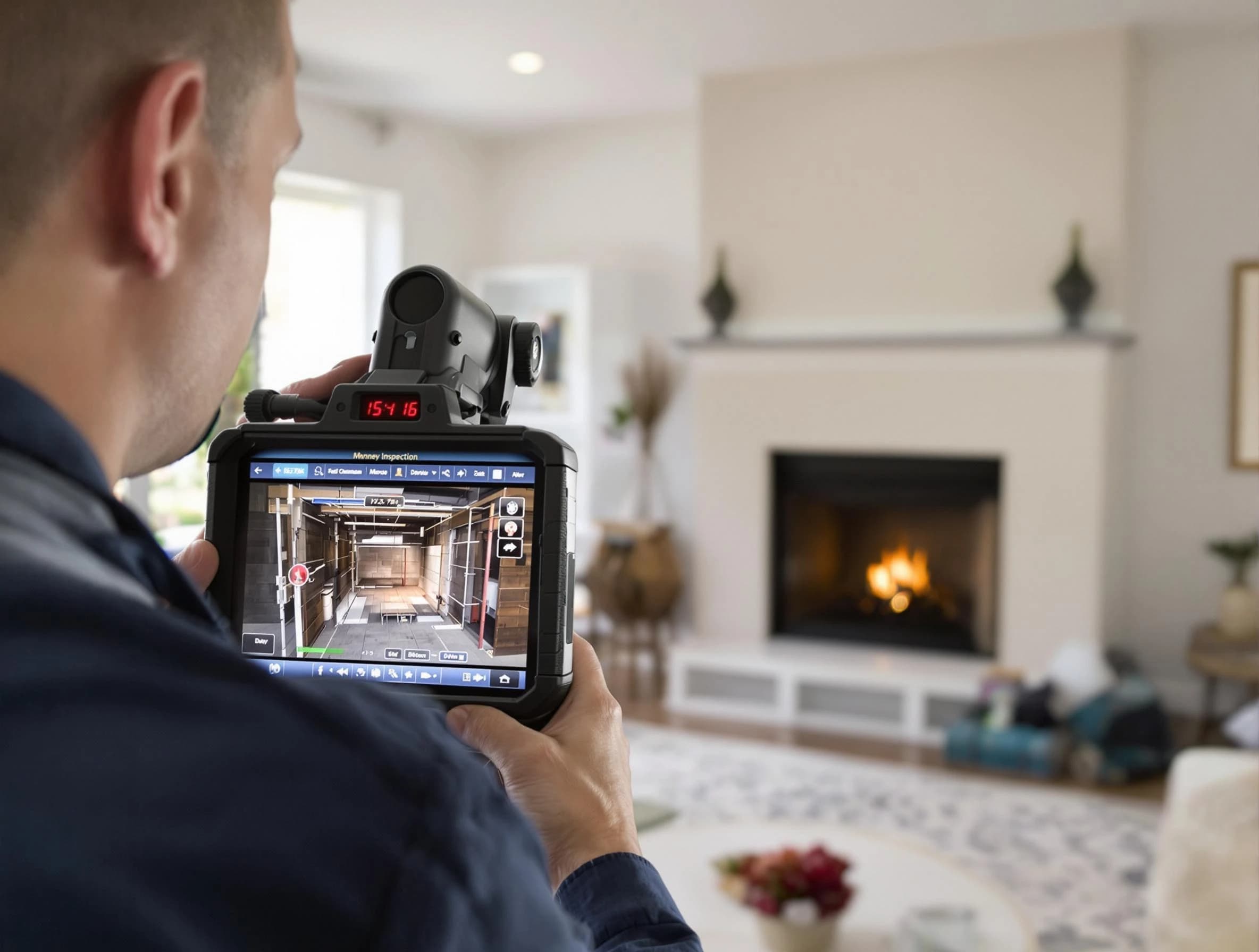 Anthem Chimney Sweep conducting a thorough chimney inspection in Anthem, AZ