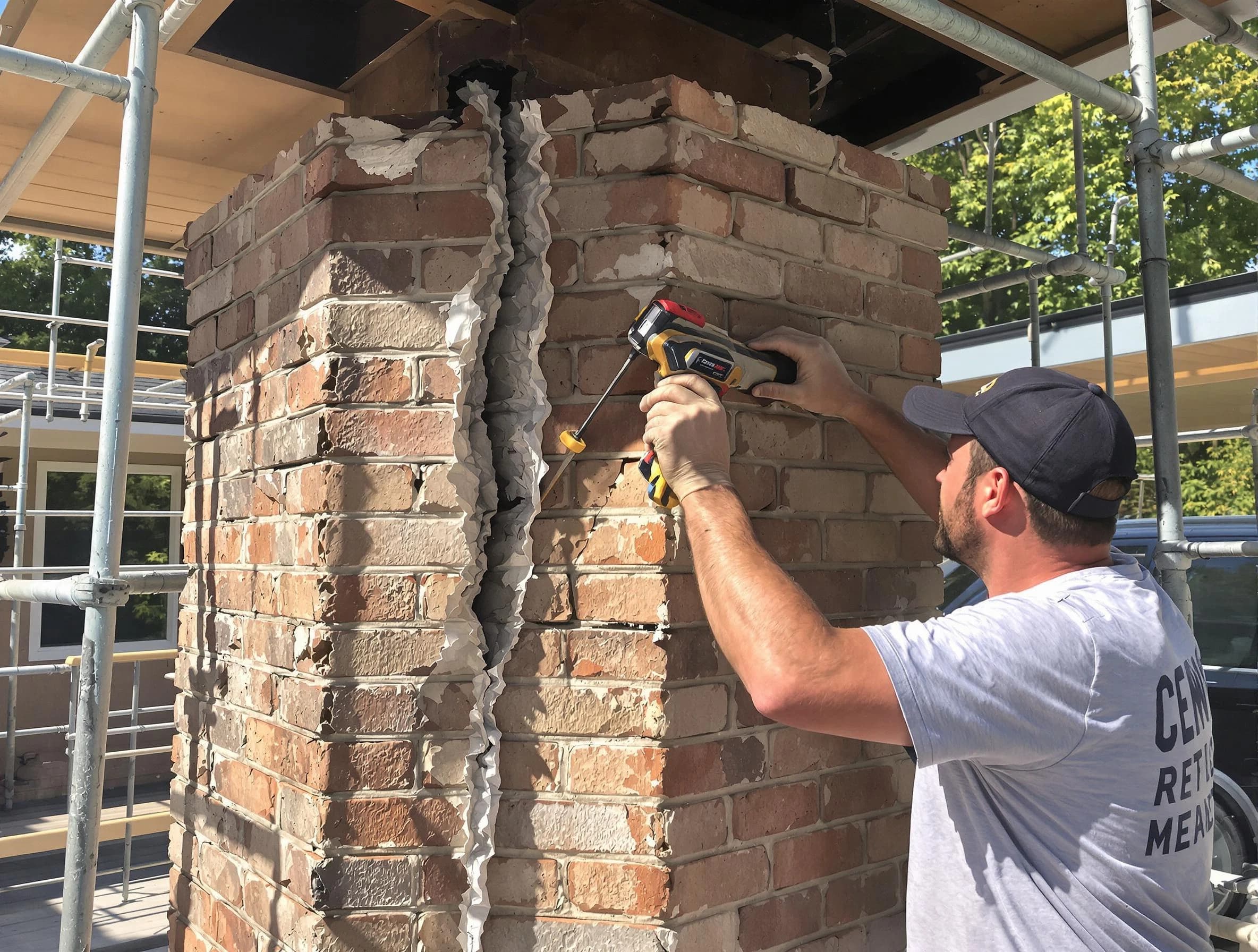 Anthem Chimney Sweep technician performing chimney repair in Anthem, AZ