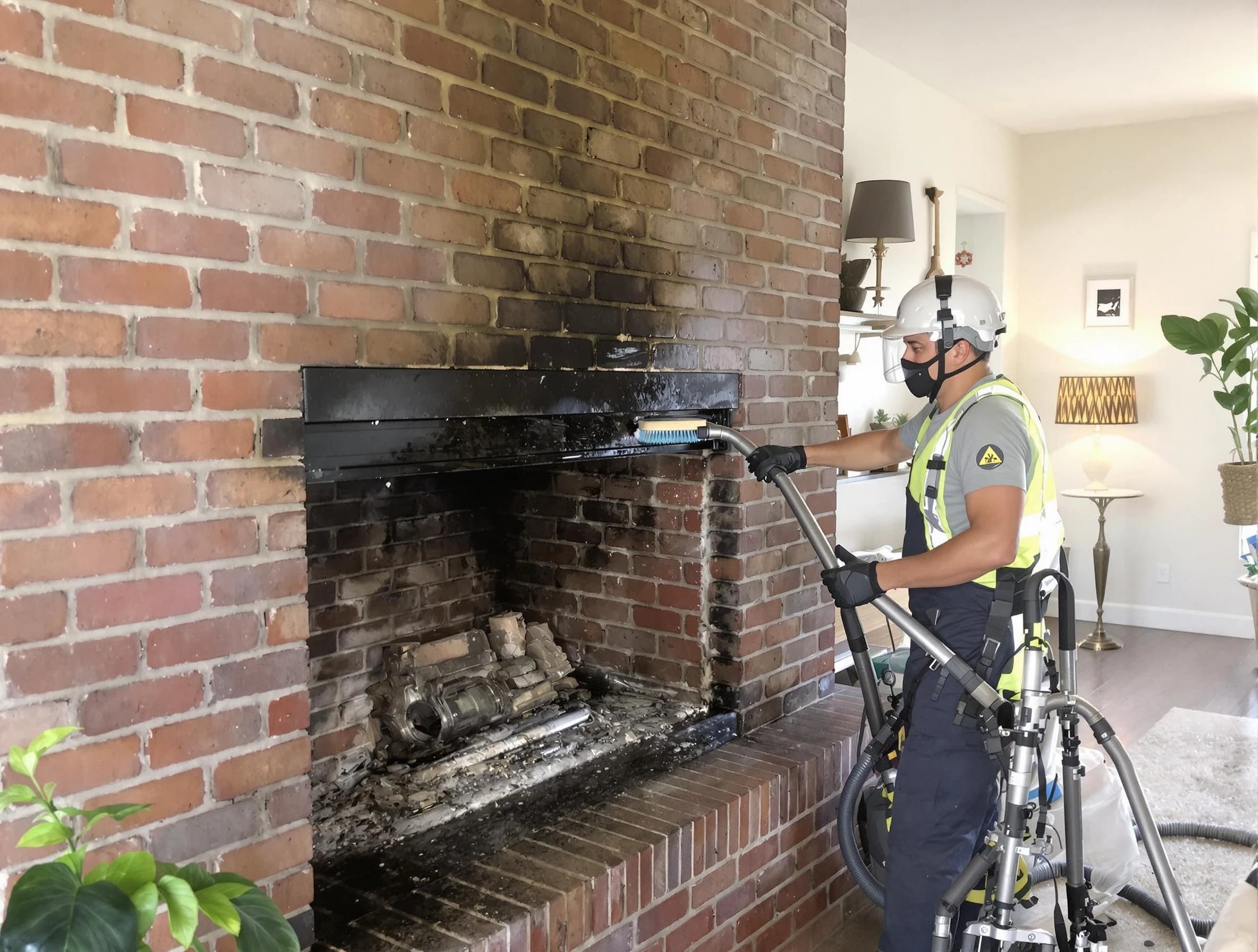 Anthem Chimney Sweep providing fireplace cleaning services in Anthem, AZ