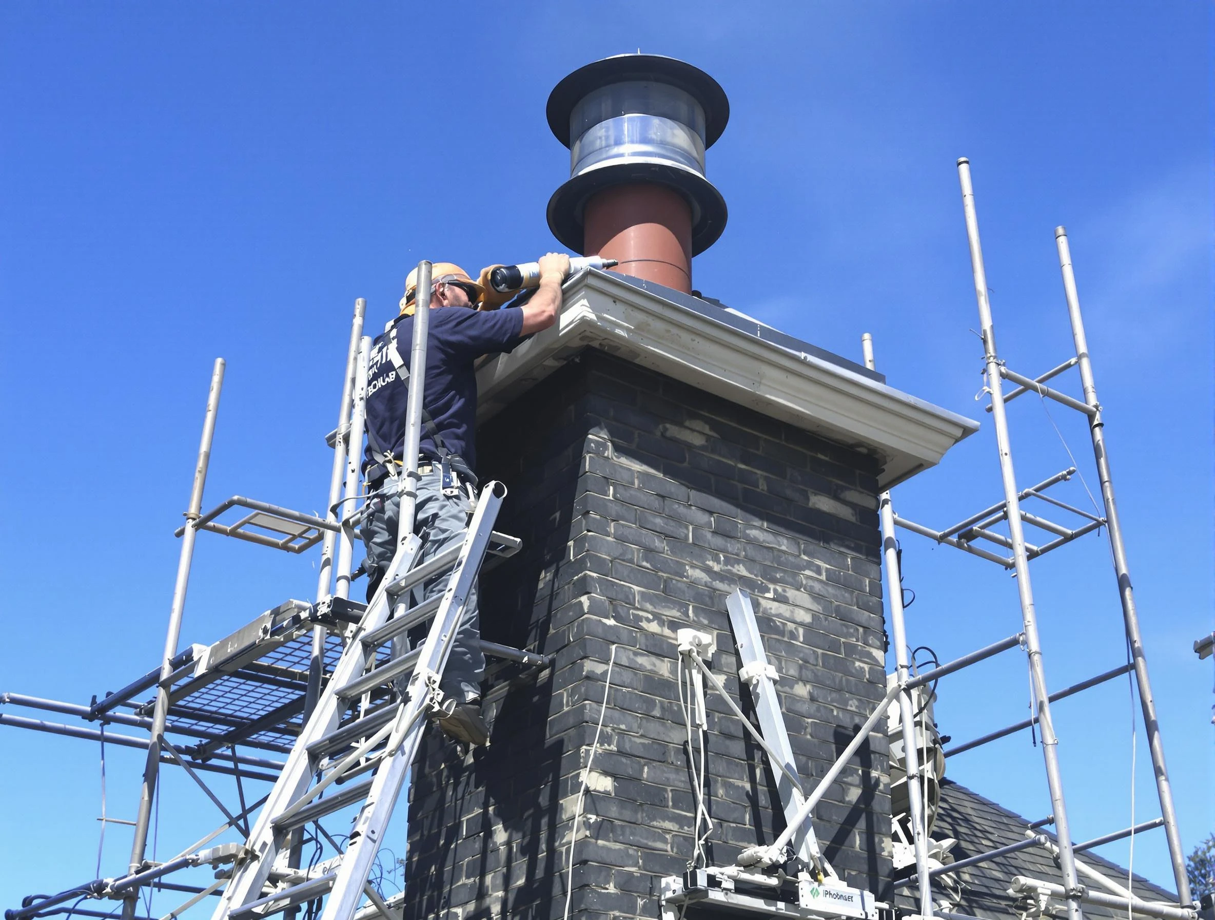 Sturdy chimney crown finished by Anthem Chimney Sweep in Anthem, AZ