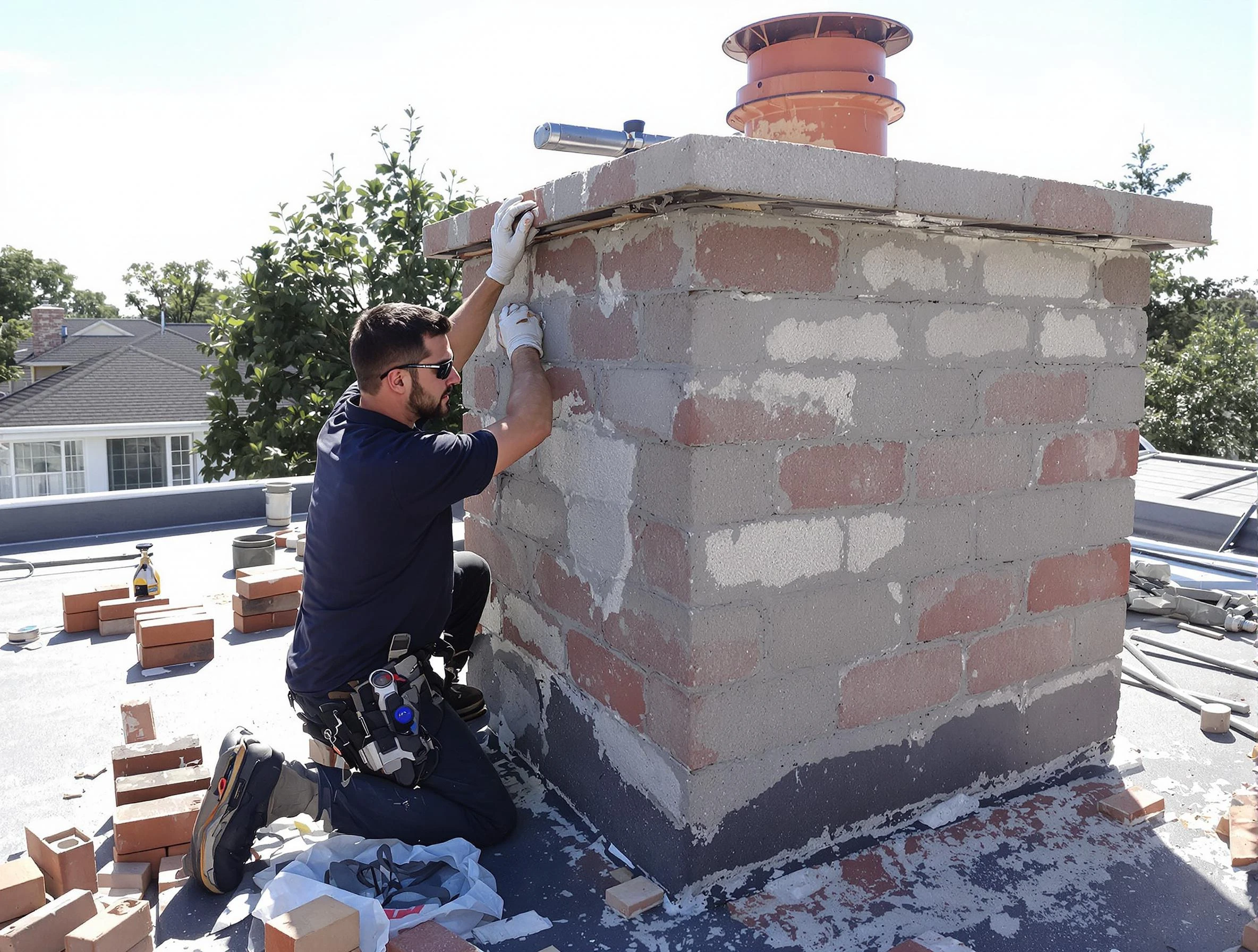 Advanced chimney repair process by Anthem Chimney Sweep in Anthem, AZ